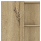 Mobile dispensa contenitore in legno di quercia da 62 pollici - 20.1" L x 62.2" A x 8.5" P