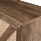 Freestanding Wine Rack Sideboard Cabinet with Storage