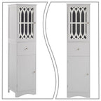 Wooden Bathroom Storage Cabinet with Acrylic Door Panel