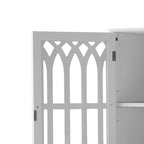 Wooden Bathroom Storage Cabinet with Acrylic Door Panel