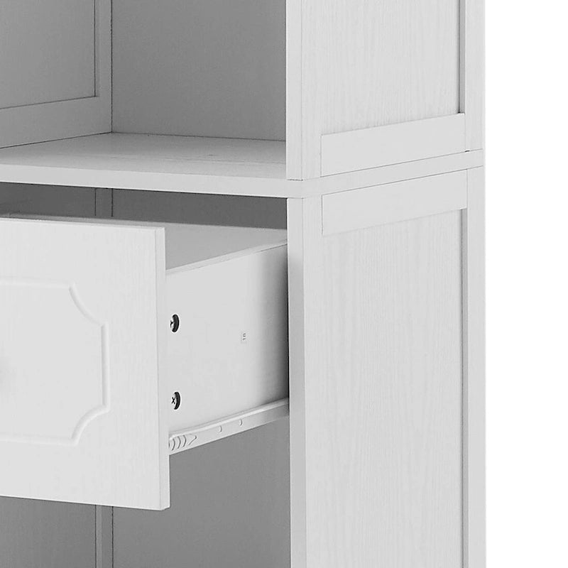 Wooden Bathroom Storage Cabinet with Acrylic Door Panel