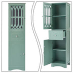 Wooden Bathroom Storage Cabinet with Acrylic Door Panel
