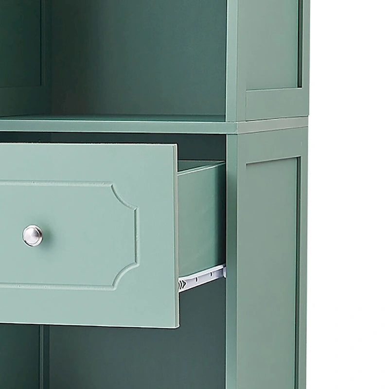 Wooden Bathroom Storage Cabinet with Acrylic Door Panel