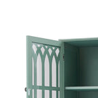Wooden Bathroom Storage Cabinet with Acrylic Door Panel