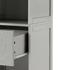 Wooden Bathroom Storage Cabinet with Acrylic Door Panel