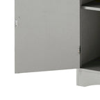 Wooden Bathroom Storage Cabinet with Acrylic Door Panel