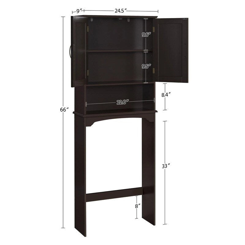 Over the Toilet Storage Cabinet with Adjustable Shelf