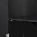 Tall Bathroom Storage Cabinet with Drawers and Adjustable Shelf