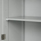 Tall Bathroom Storage Cabinet with Drawers and Adjustable Shelf