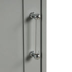 Tall Bathroom Storage Cabinet with Drawers and Adjustable Shelf