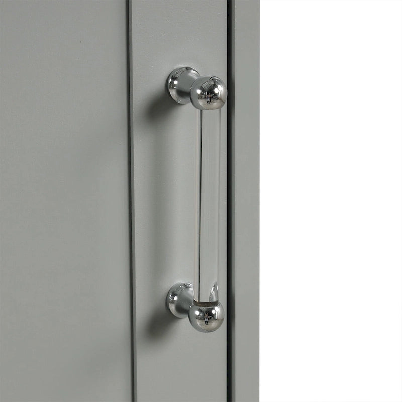 Tall Bathroom Storage Cabinet with Drawers and Adjustable Shelf