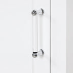 Tall Bathroom Storage Cabinet with Drawers and Adjustable Shelf