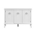 Modern MDF Storage Cabinet with Round Handle Doors