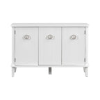Modern MDF Storage Cabinet with Round Handle Doors