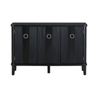 Modern MDF Storage Cabinet with Round Handle Doors