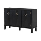 Modern MDF Storage Cabinet with Round Handle Doors