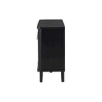 Modern MDF Storage Cabinet with Round Handle Doors
